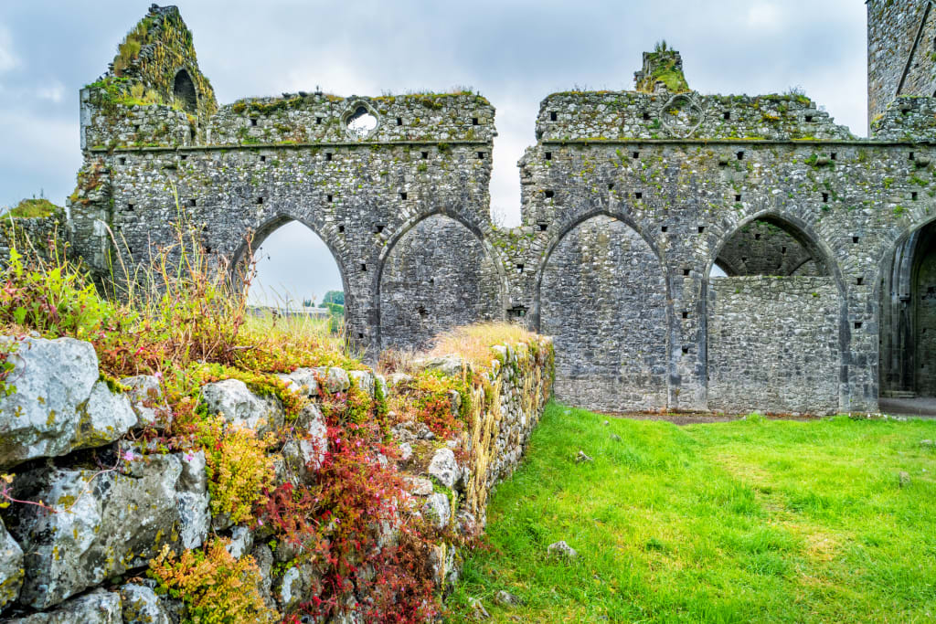 13th century Hore Abbey ruins in Cashel, Ireland